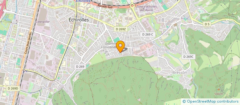 localisation de l'entreprise MONSIEUR OMER RAKIPOVSKI  ECHIROLLES