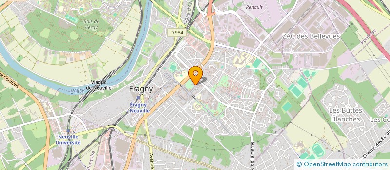 localisation de l'entreprise MONSIEUR OMER RASOOL  ERAGNY