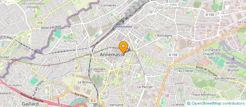 localisation de l'entreprise MONSIEUR OMER SAL à ANNEMASSE