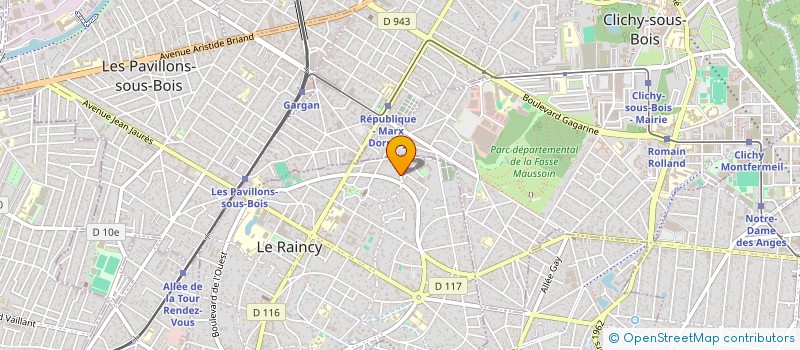 localisation de l'entreprise MONSIEUR OMER SARI  LE RAINCY