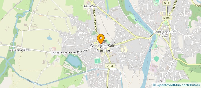 localisation de l'entreprise MONSIEUR OMER SECEN à SAINT-JUST-SAINT-RAMBERT
