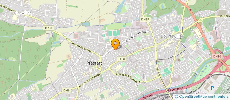 localisation de l'entreprise MONSIEUR OMER SENGUN  PFASTATT