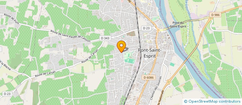 localisation de l'entreprise MONSIEUR OMER TIRAM à PONT-SAINT-ESPRIT