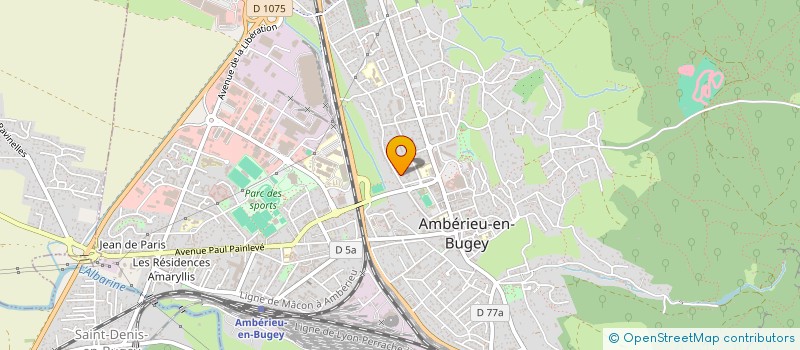 localisation de l'entreprise MONSIEUR OMER TOREMIS  AMBERIEU-EN-BUGEY