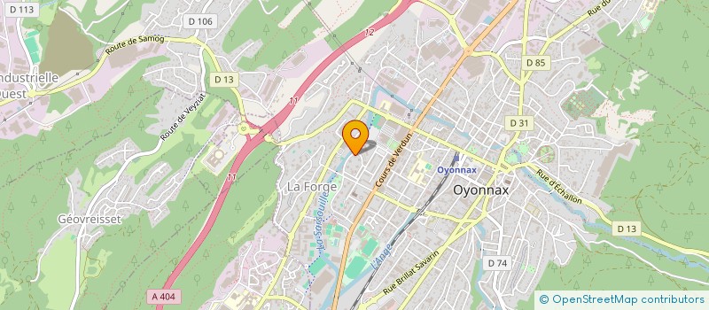 localisation de l'entreprise MONSIEUR OMER TUNC à OYONNAX