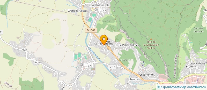 localisation de l'entreprise MONSIEUR OMER TUNCER  SILLINGY