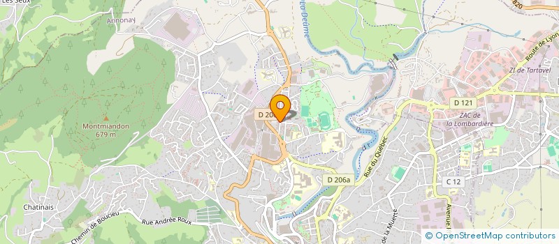 localisation de l'entreprise MONSIEUR OMER UZUN à ANNONAY
