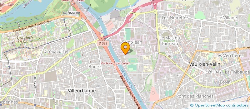 localisation de l'entreprise MONSIEUR OMER YAGINLI  VILLEURBANNE