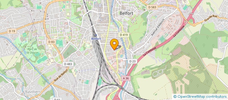 localisation de l'entreprise MONSIEUR OMER YALCIN  OFFEMONT