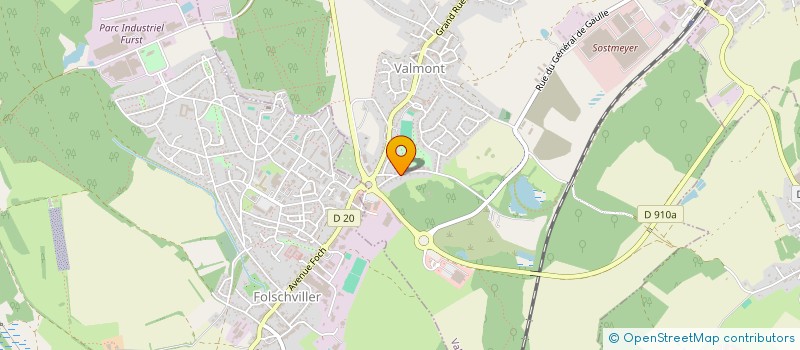 localisation de l'entreprise MONSIEUR OMER YUMAK  VALMONT