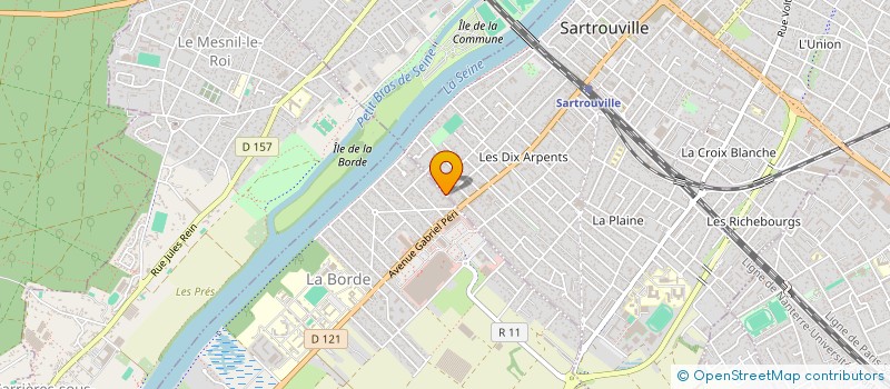 localisation de l'entreprise MONSIEUR OMER ZANG SIDJOU  MONTESSON