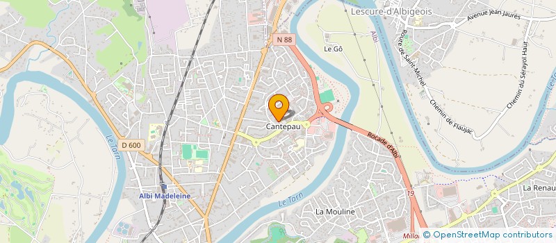 localisation de l'entreprise MONSIEUR OMERSON NAMBORO KETTE  ALBI