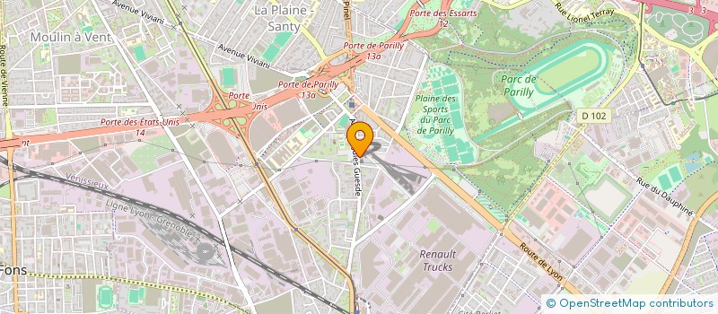 localisation de l'entreprise MONSIEUR OMID ABDULLAHI  VENISSIEUX