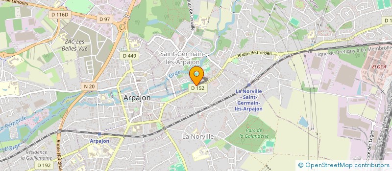 localisation de l'entreprise MONSIEUR OMID AMIR MOAZAMI à SAINT-GERMAIN-LES-ARPAJON