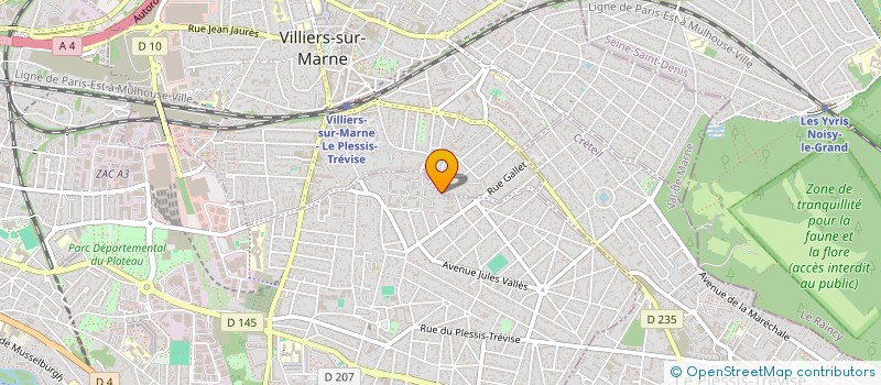 localisation de l'entreprise MONSIEUR OMID GOLYANI  VILLIERS SUR MARNE