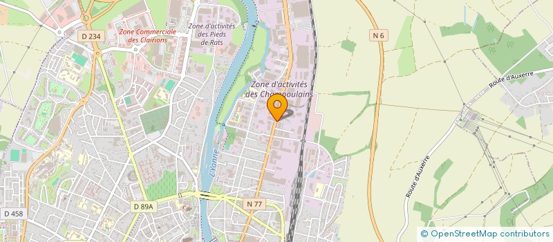 localisation de l'entreprise MONSIEUR OMIDULLAH SAFI à AUXERRE