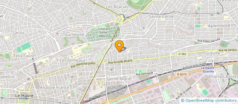 localisation de l'entreprise MONSIEUR OMOREGBEE UWA  LE HAVRE