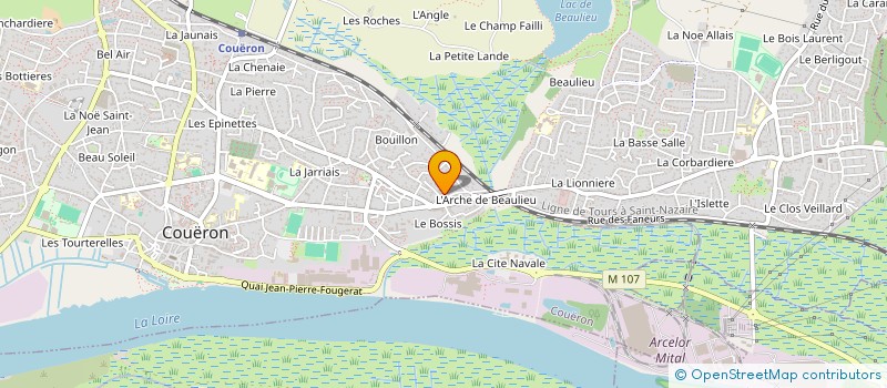 localisation de l'entreprise MONSIEUR OMOU ETTIA à COUERON