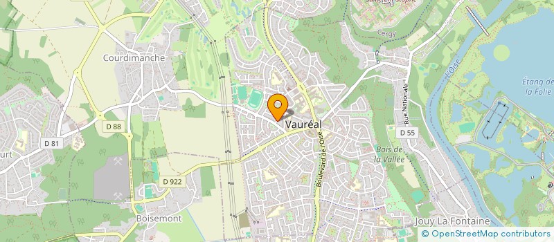 localisation de l'entreprise MONSIEUR OMPRAKASH SIVA SITTANANDACOUMARAN  VAUREAL