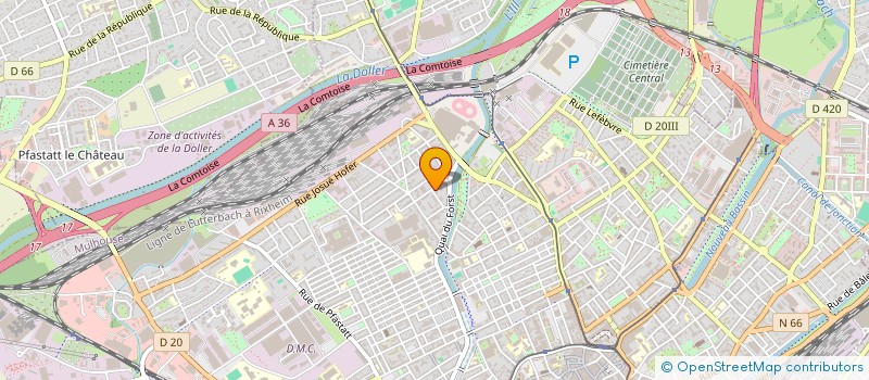 localisation de l'entreprise MONSIEUR OMRAN SAFI  MULHOUSE