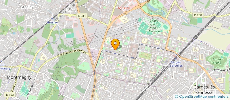 localisation de l'entreprise MONSIEUR OMRAN TAID KASHANI à SARCELLES