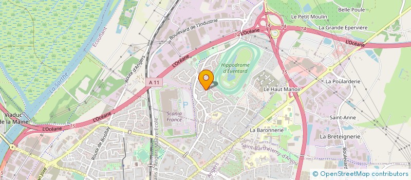 localisation de l'entreprise MONSIEUR OMRANE OURANE à ANGERS