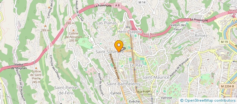 localisation de l'entreprise MONSIEUR OMRI BOLAABI à NICE