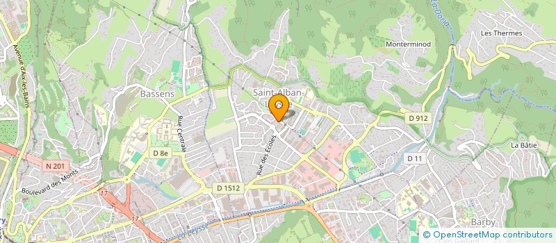 localisation de l'entreprise MONSIEUR OMZADE ALI HOUMADI  SAINT-ALBAN-LEYSSE