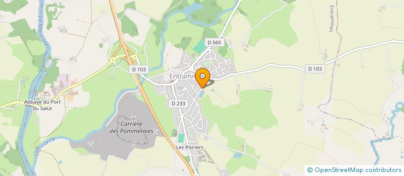 localisation de l'entreprise MONSIEUR ONAEL HEROUIN  ENTRAMMES