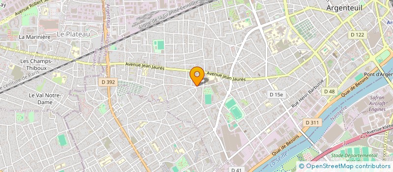 localisation de l'entreprise MONSIEUR ONANE BALOU à ARGENTEUIL