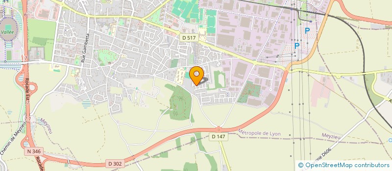 localisation de l'entreprise MONSIEUR ONANE DJEDJE  MEYZIEU