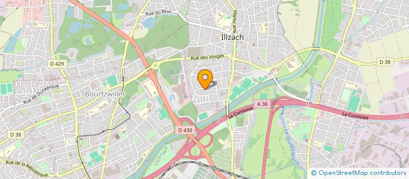 localisation de l'entreprise MONSIEUR ONCU KOSE  ILLZACH