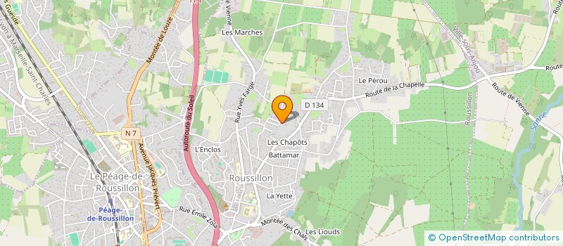 localisation de l'entreprise MONSIEUR ONDER AKIN  ROUSSILLON