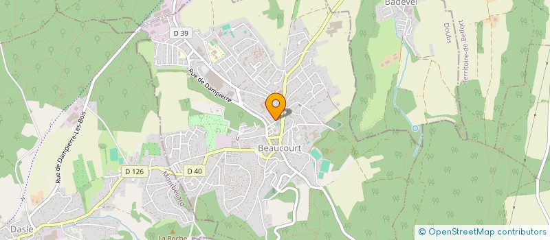 localisation de l'entreprise MONSIEUR ONDER ATAR à BEAUCOURT