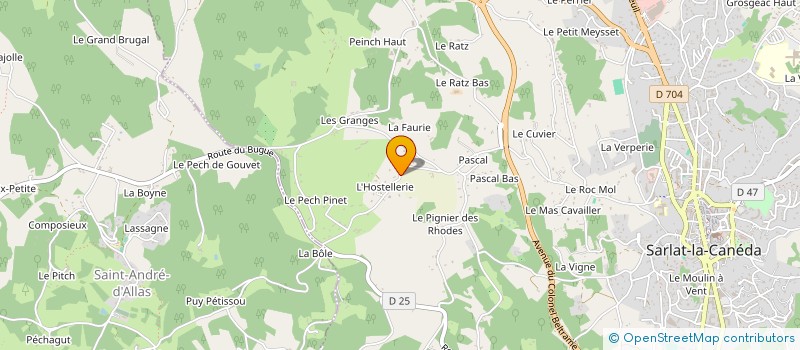 localisation de l'entreprise MONSIEUR ONDER CALHAN à SARLAT-LA-CANEDA