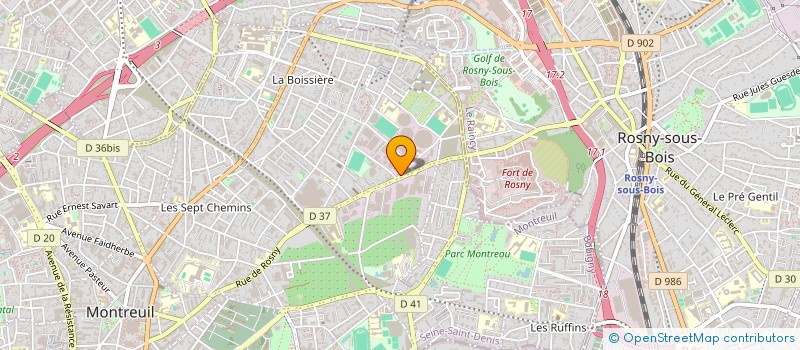 localisation de l'entreprise MONSIEUR ONDIGUI OWONA FRANTZ KEVIN à MONTREUIL