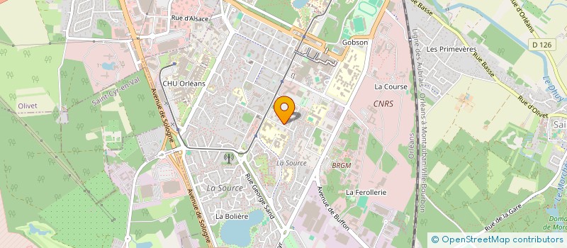 localisation de l'entreprise MONSIEUR ONEL NKOUNKOU KURT à ORLEANS