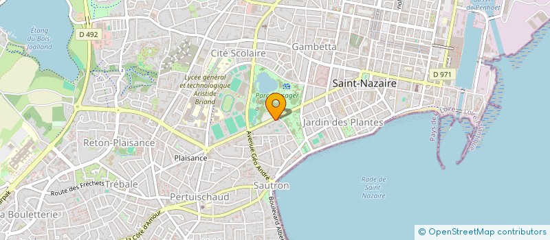 localisation de l'entreprise MONSIEUR ONESIME FOURNIER  SAINT-NAZAIRE