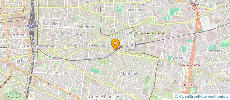 localisation de l'entreprise MONSIEUR ONITIDJOU ZINSOU  VILLEURBANNE