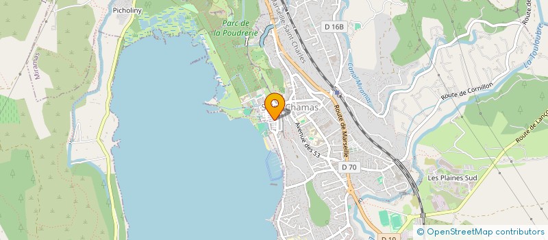 localisation de l'entreprise MONSIEUR ONOFRIO VITTORIA  SAINT-CHAMAS