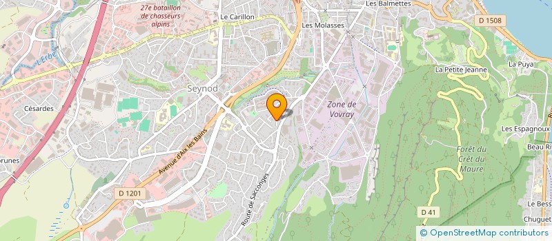 localisation de l'entreprise MONSIEUR ONUR ASLAN à ANNECY