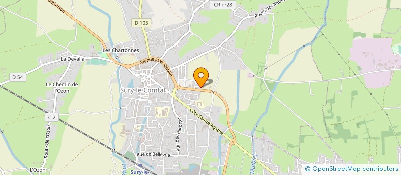 localisation de l'entreprise MONSIEUR ONUR AVCI  SURY-LE-COMTAL