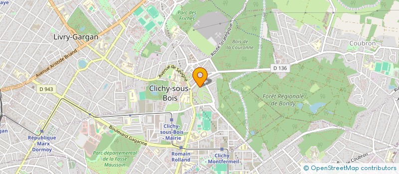 localisation de l'entreprise MONSIEUR ONUR DEMIR à CLICHY-SOUS-BOIS