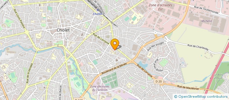 localisation de l'entreprise MONSIEUR ONUR ERISOGLU à CHOLET