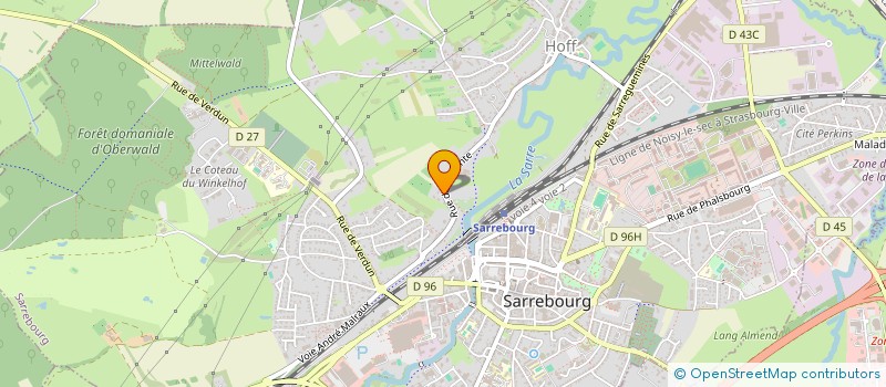 localisation de l'entreprise MONSIEUR ONUR SIVGIN  SARREBOURG