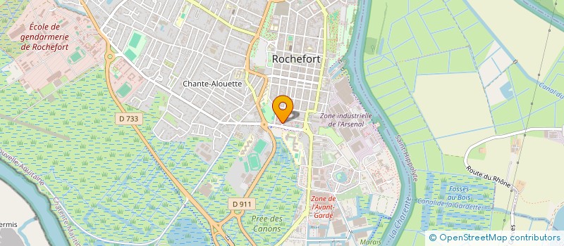 localisation de l'entreprise MONSIEUR ONUR SONMEZ  ROCHEFORT