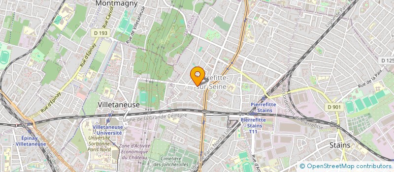 localisation de l'entreprise MONSIEUR ONUR YESILBAS à PIERREFITTE-SUR-SEINE