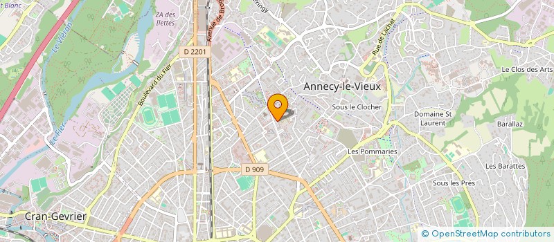 localisation de l'entreprise MONSIEUR ONYEDIKACHI EBOSIE  ANNECY