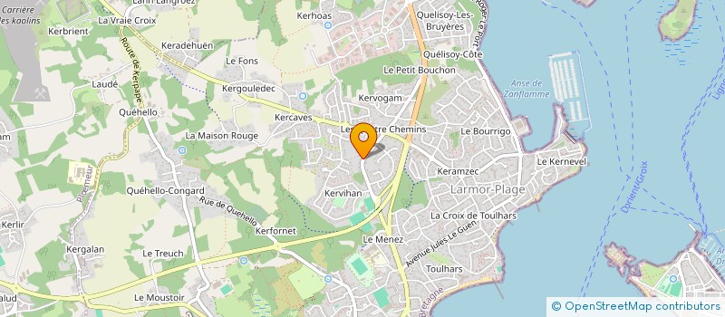 localisation de l'entreprise MONSIEUR OPHELIE COURTIN  LARMOR-PLAGE