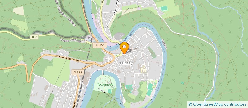 localisation de l'entreprise MONSIEUR OPHELIE JACQUEMIN à FUMAY